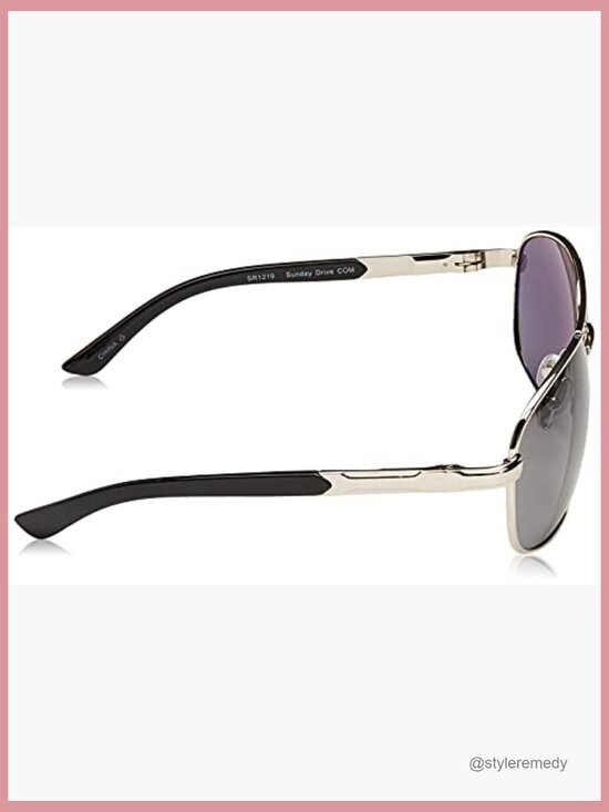 Scratch-Resistant Driving Sunglasses, Aviator Style, Plastic Frame main image 4